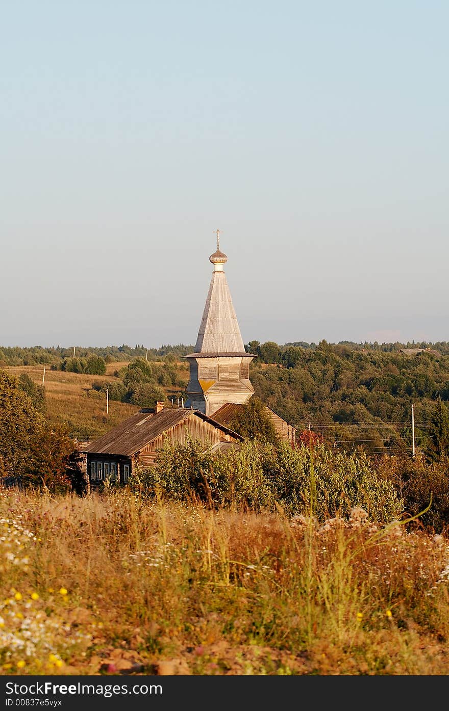 Old wooden church