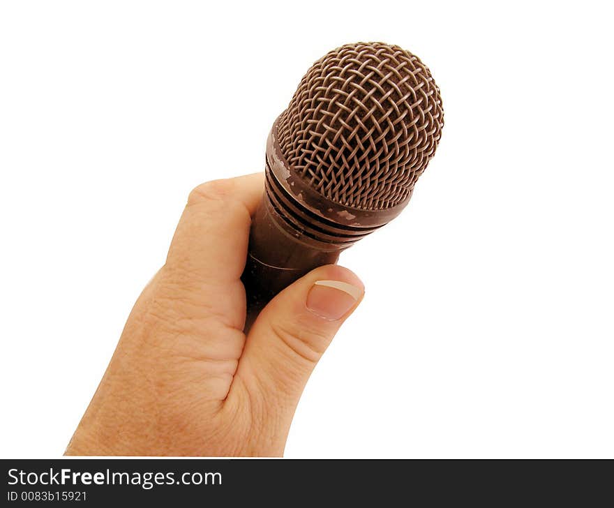 Singalong or talking with worn microphone. Singalong or talking with worn microphone