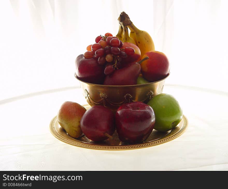 Fruit Bowl With Grapes