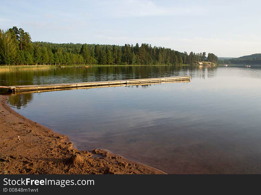 Still Lake and Jetty