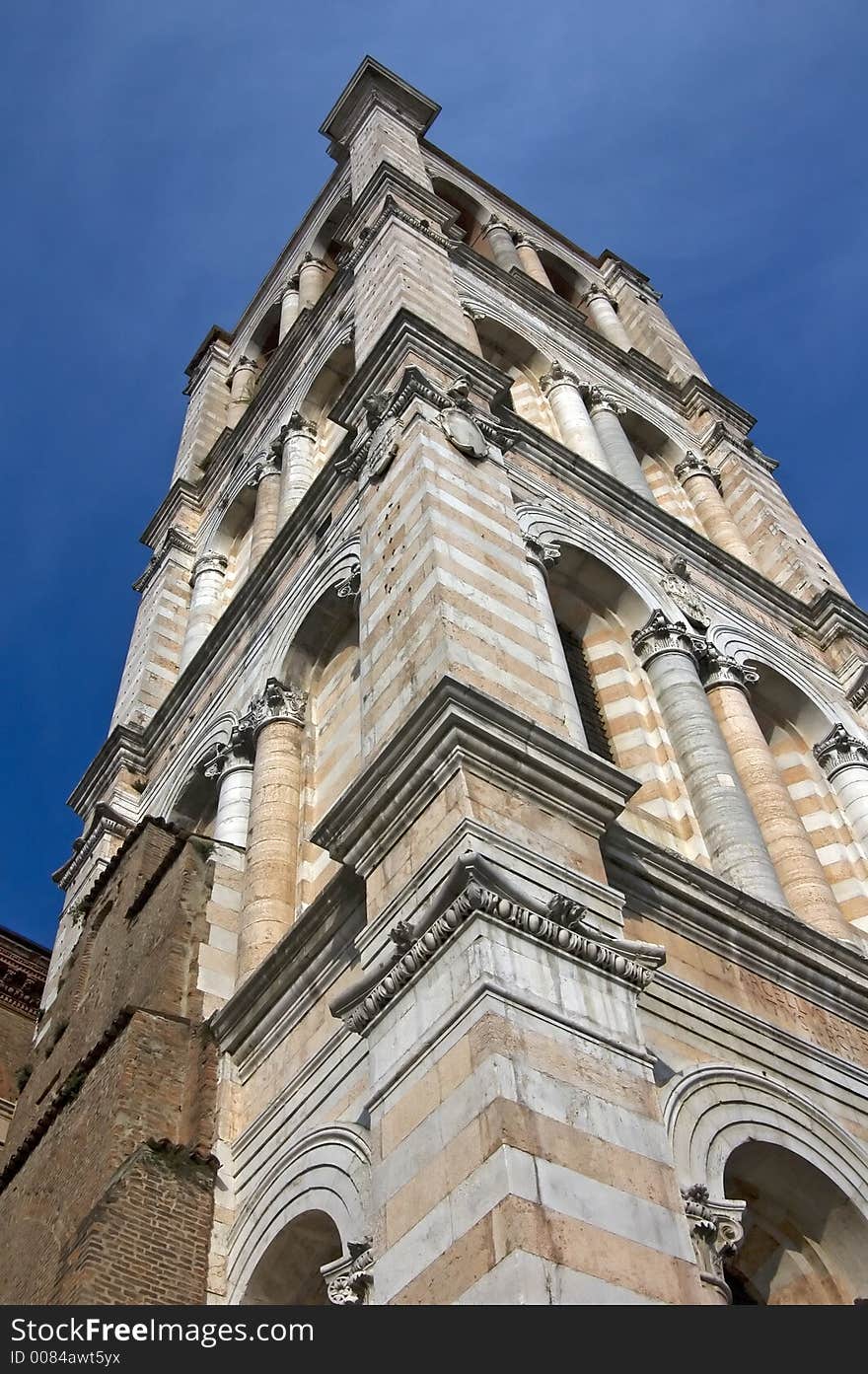 A view of italian ferrara. A view of italian ferrara