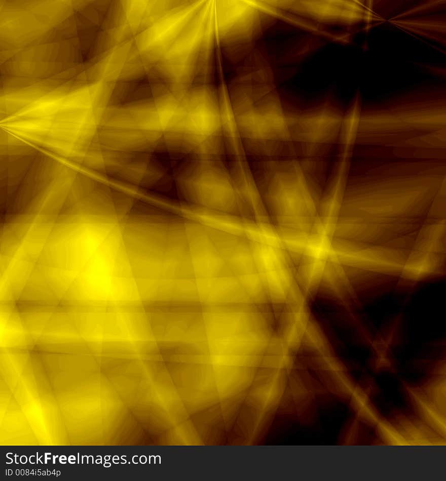 Gold fantasy background illustration (stars)