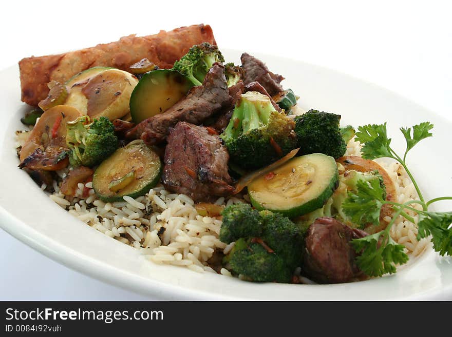 Steak stir fry