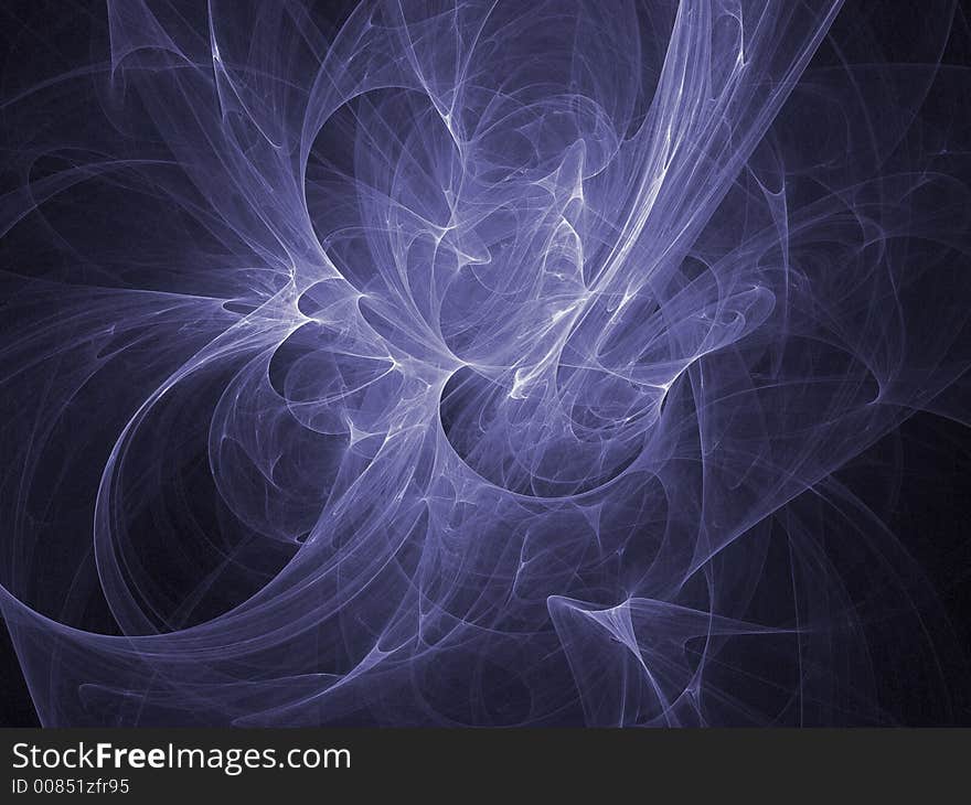 Abstract background with blue smoke