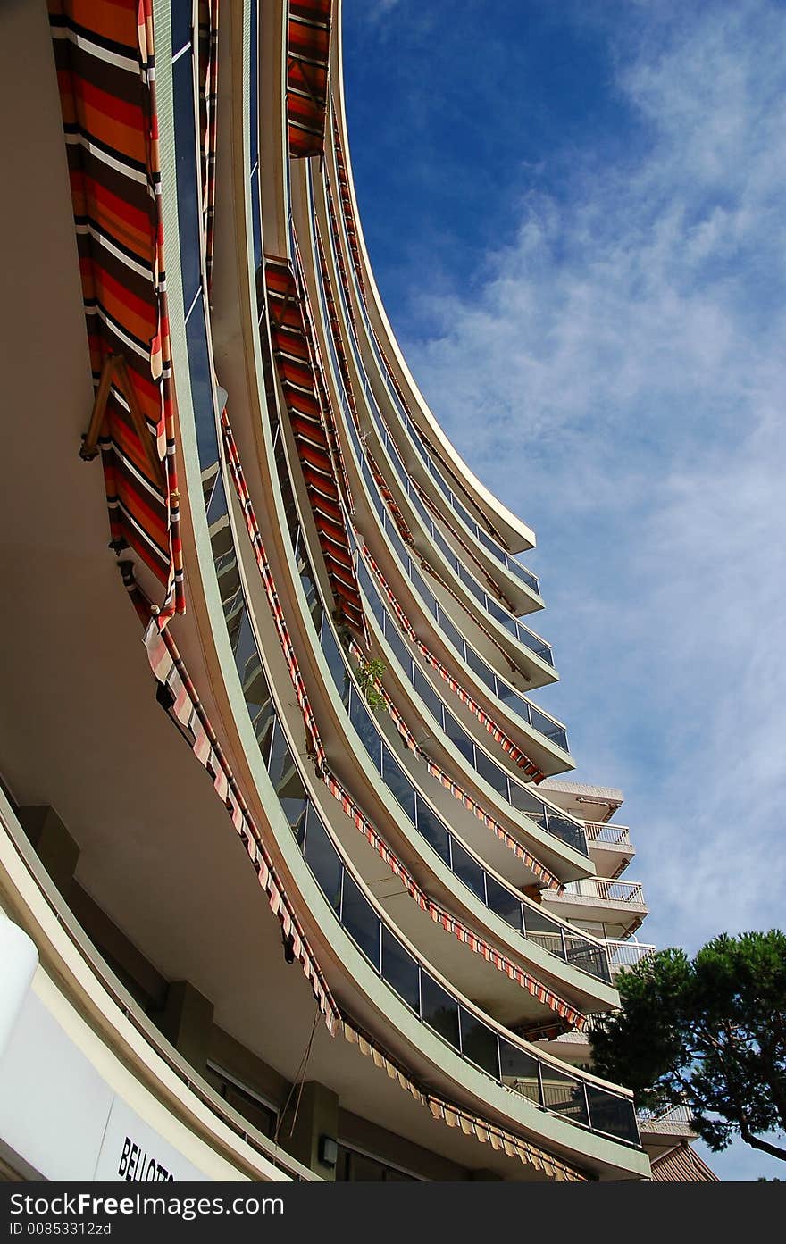 Balcony in juan les pins. Balcony in juan les pins