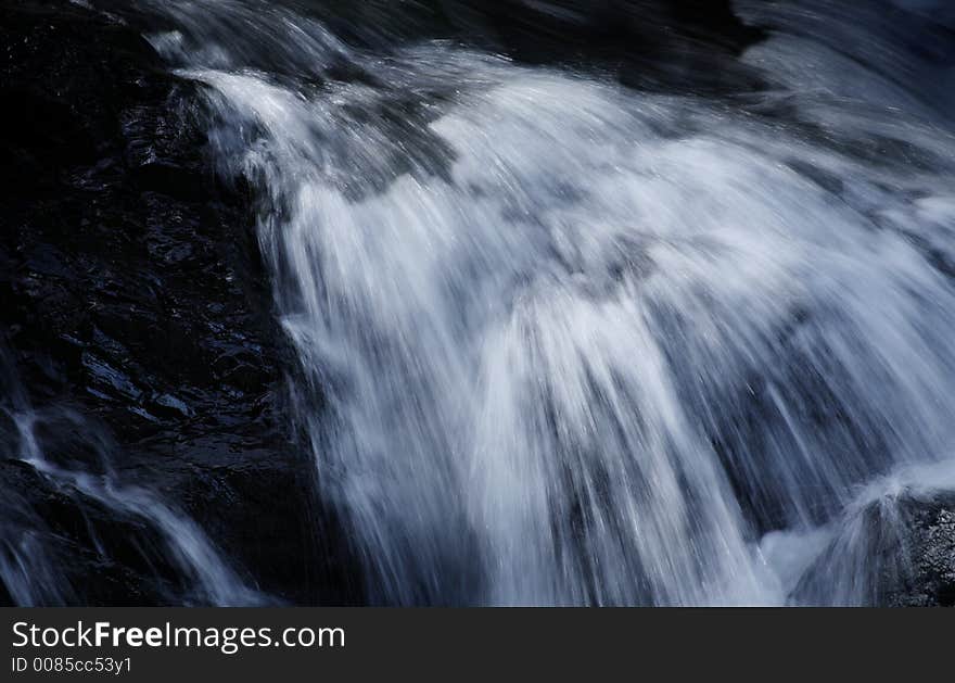 Flowing stream in a park