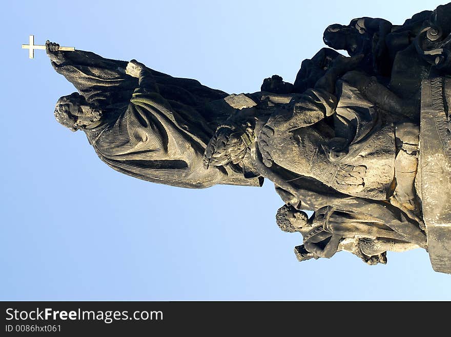 St Francis Xavier (1711) on the Charles Bridge, Prague. St Francis Xavier (1711) on the Charles Bridge, Prague.