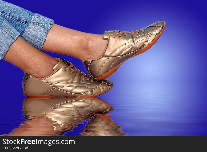 Gold Footwear