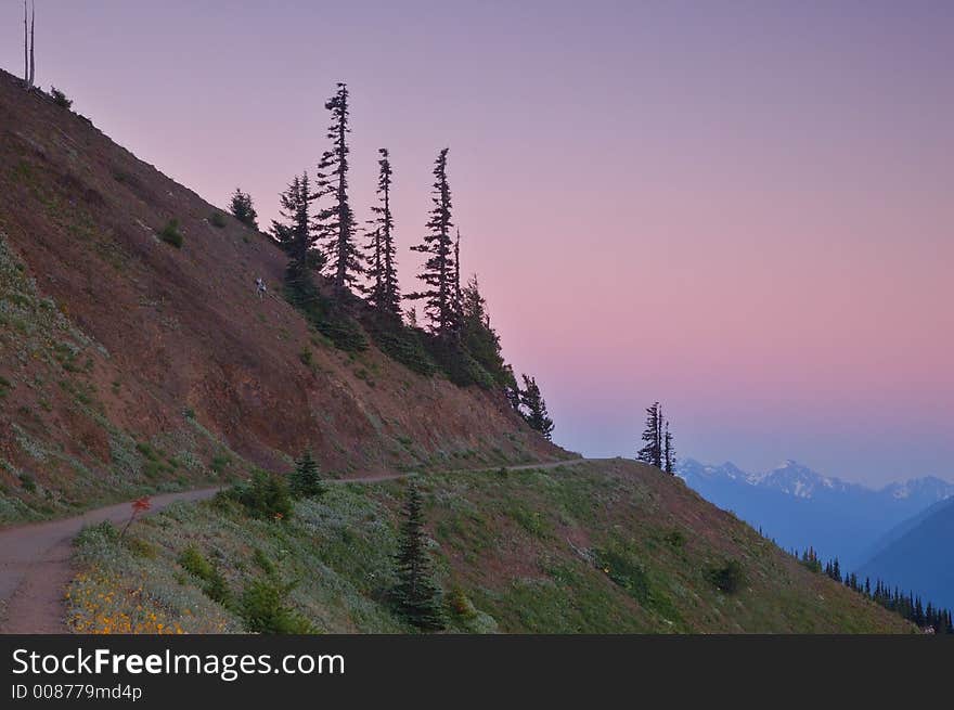 Mountain wilderness in Washington State. Mountain wilderness in Washington State