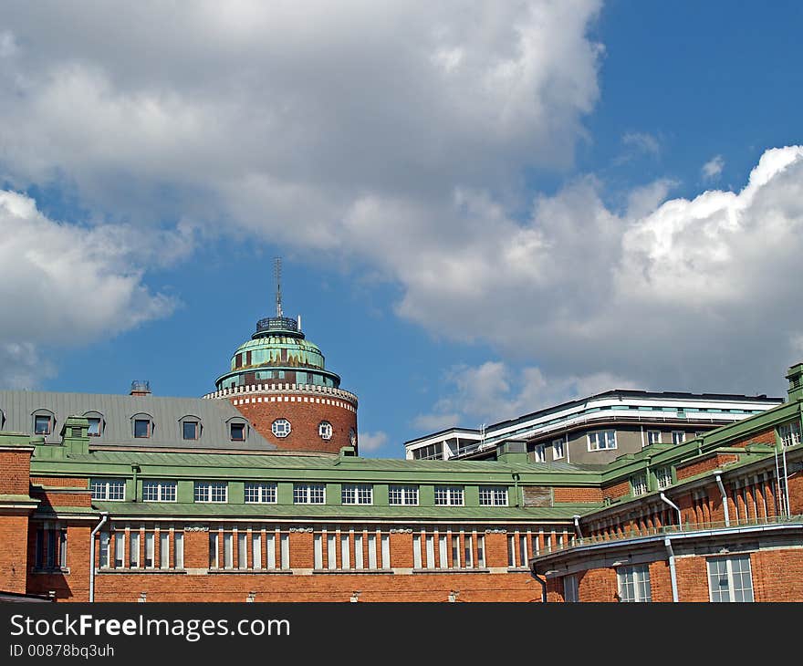 Helsinki marketplace roofs