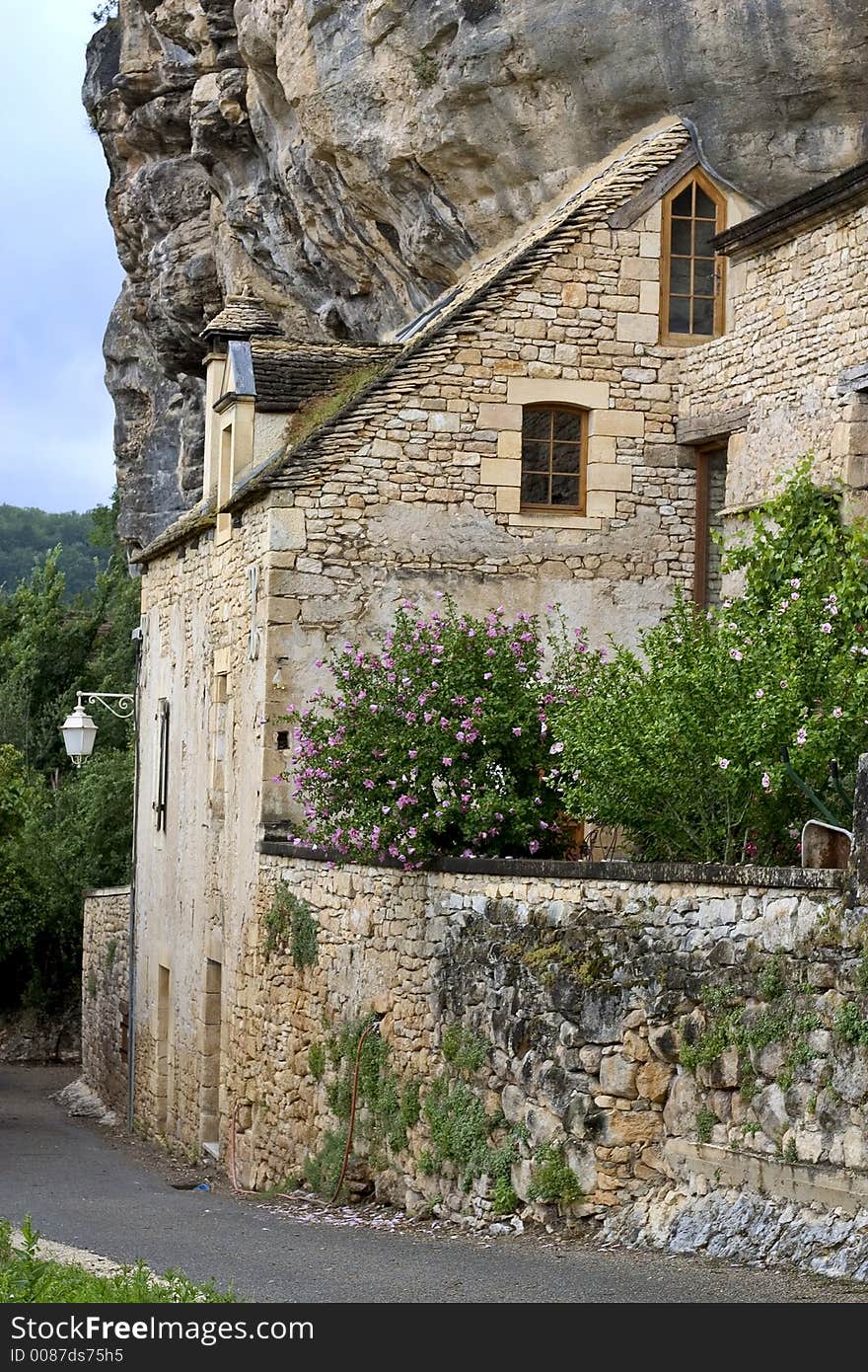 La Roque-Gageac, Dordogne (Perigord), Aquitaine, France. La Roque-Gageac, Dordogne (Perigord), Aquitaine, France