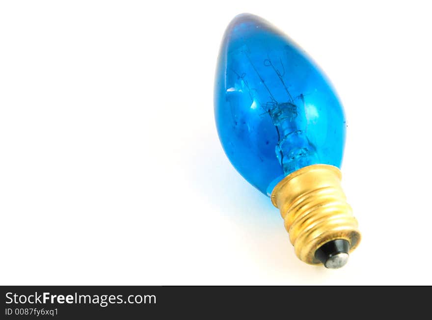 Blue  lightbulb