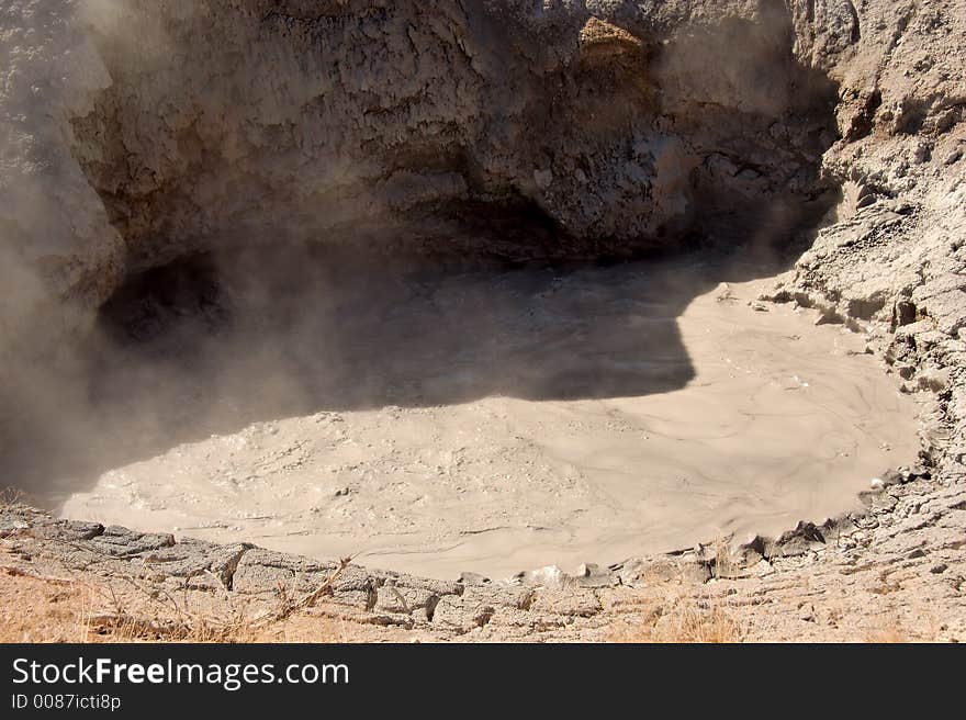 Hot springs at Yellowstone Park