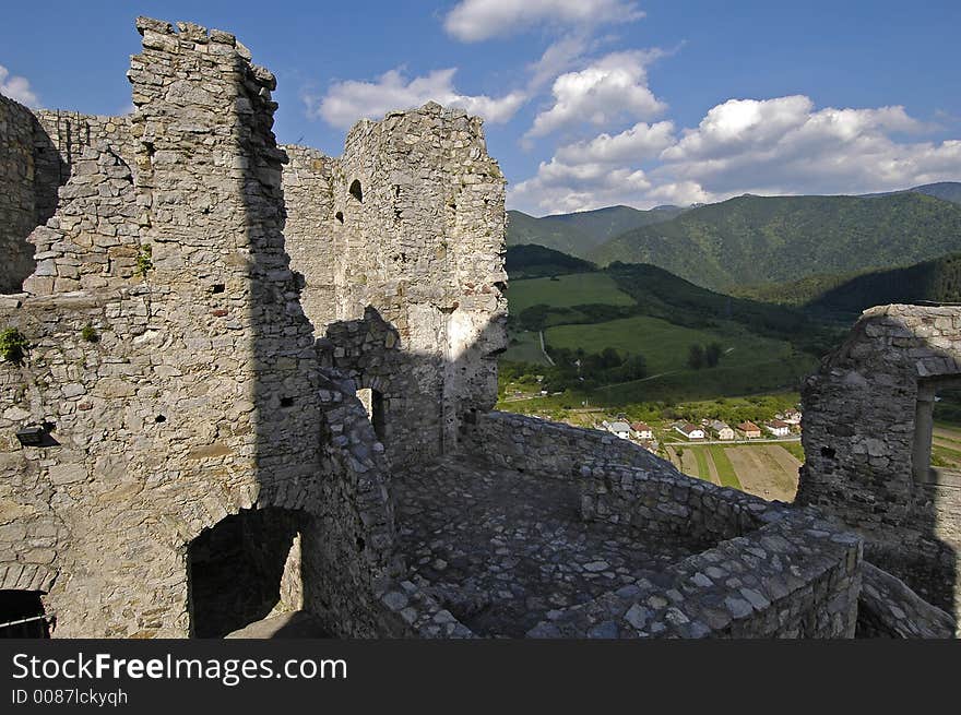 Castle Strecno in the Czech Republic