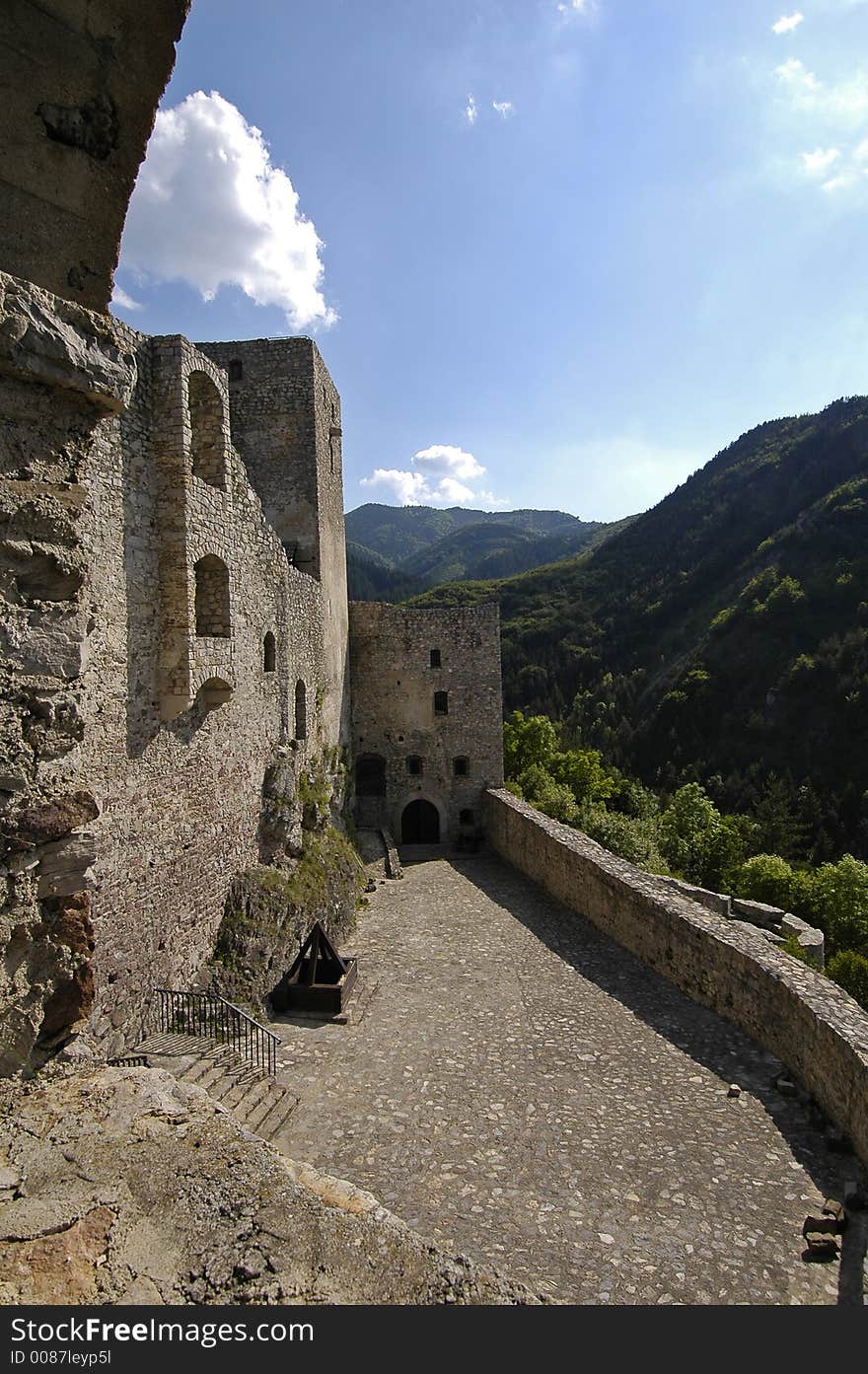 Castle Strecno in the Czech Republic