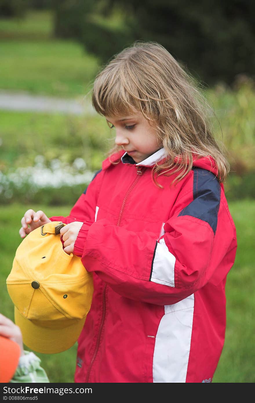 Girl with cap