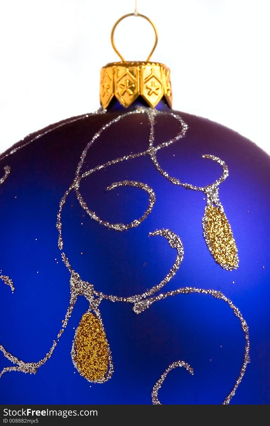 Closeup of the christmas ball