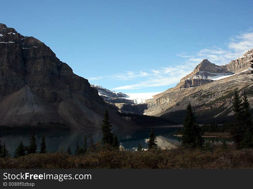 Beautiful Mountain Picture Taken While Driving By. Beautiful Mountain Picture Taken While Driving By