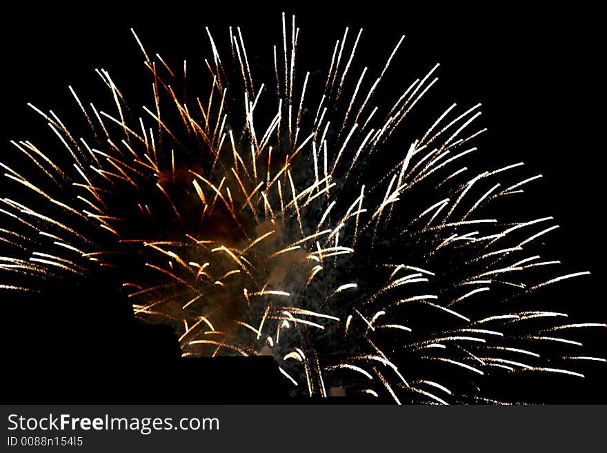 Fireworks captured during San Nicola holy day in Tolentino. Fireworks captured during San Nicola holy day in Tolentino