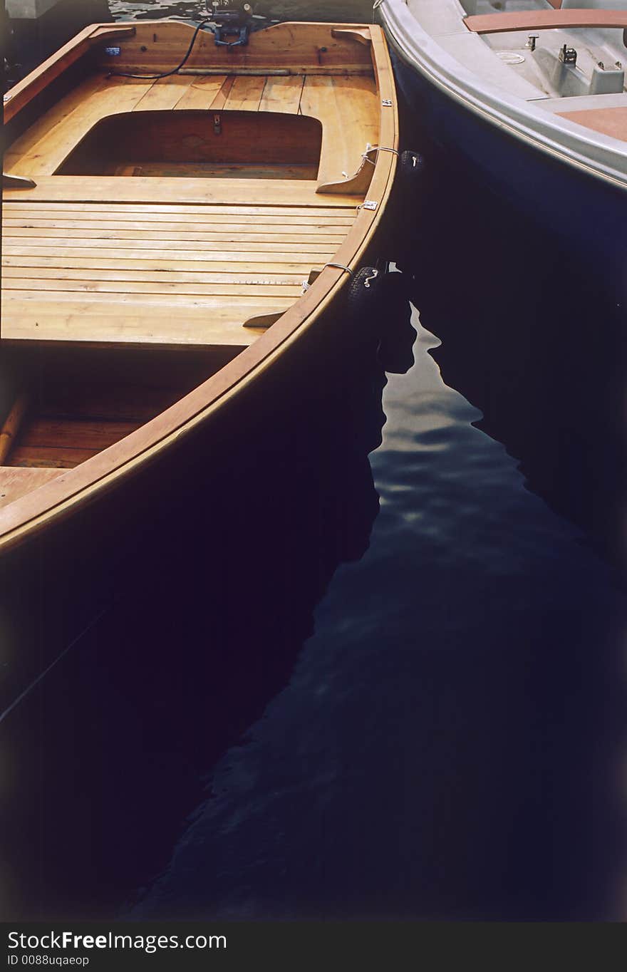 Docked boats, Lake Guarda, Italy. Docked boats, Lake Guarda, Italy