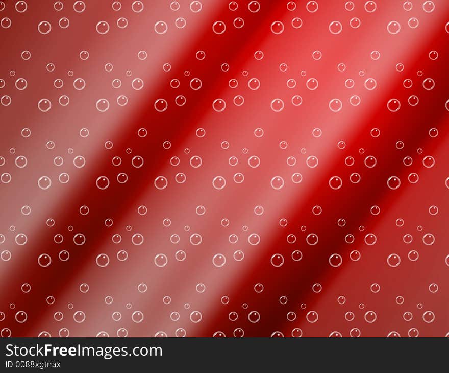 Abstract red christmas bubbles background