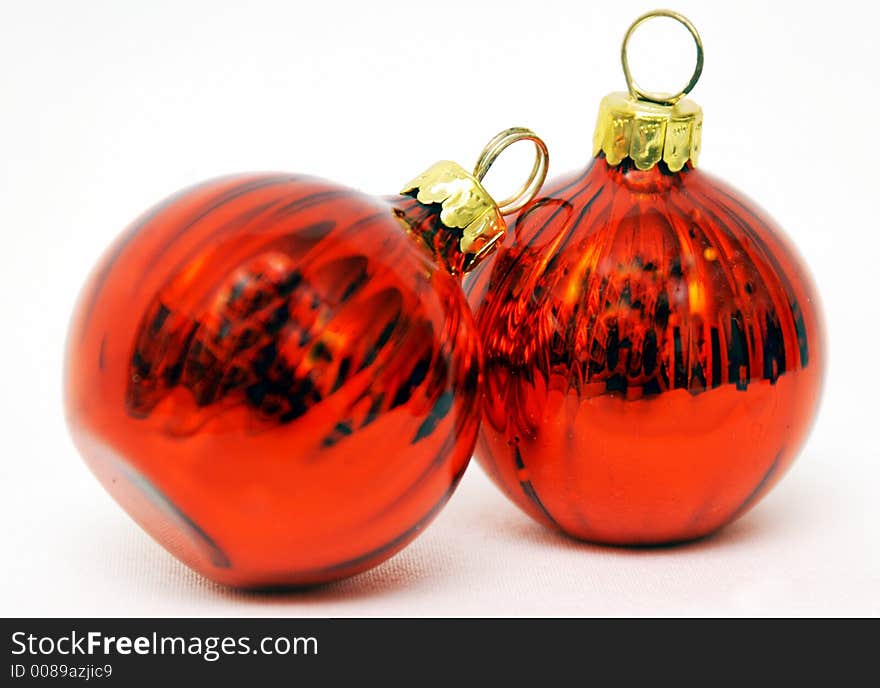 Red Christmas Balls