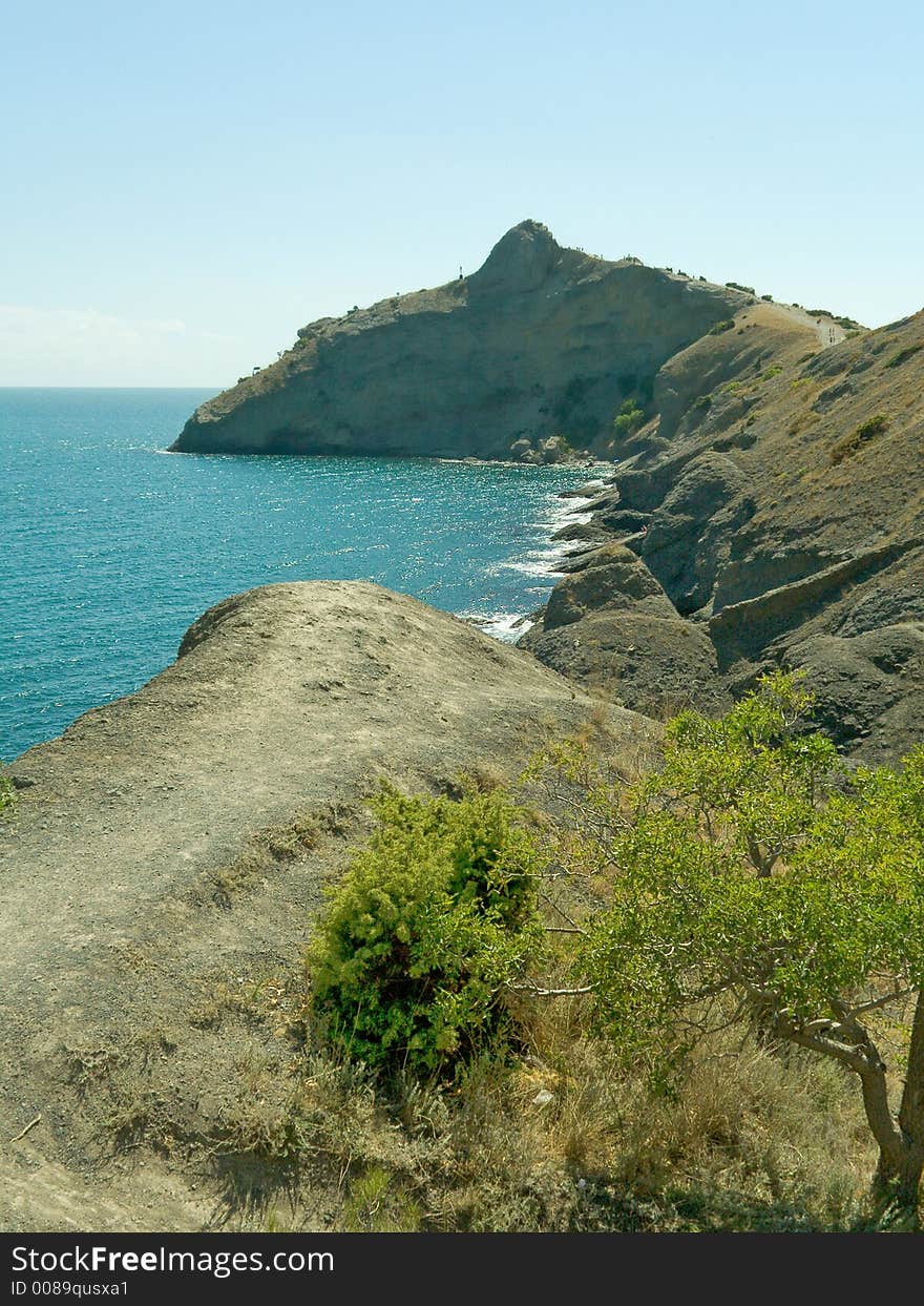 Bay in Crimea, Noviy Svet