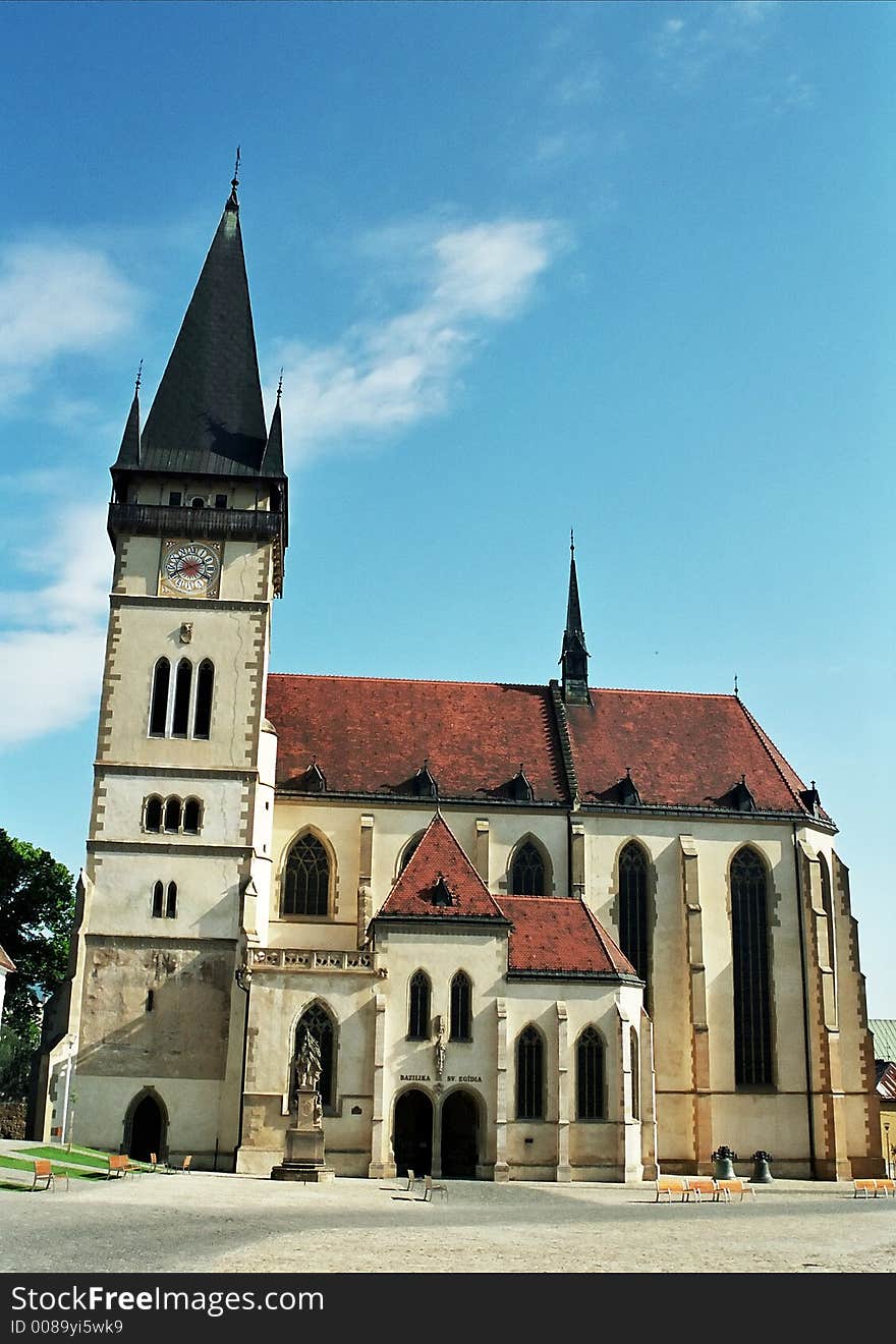 Church on the town square.