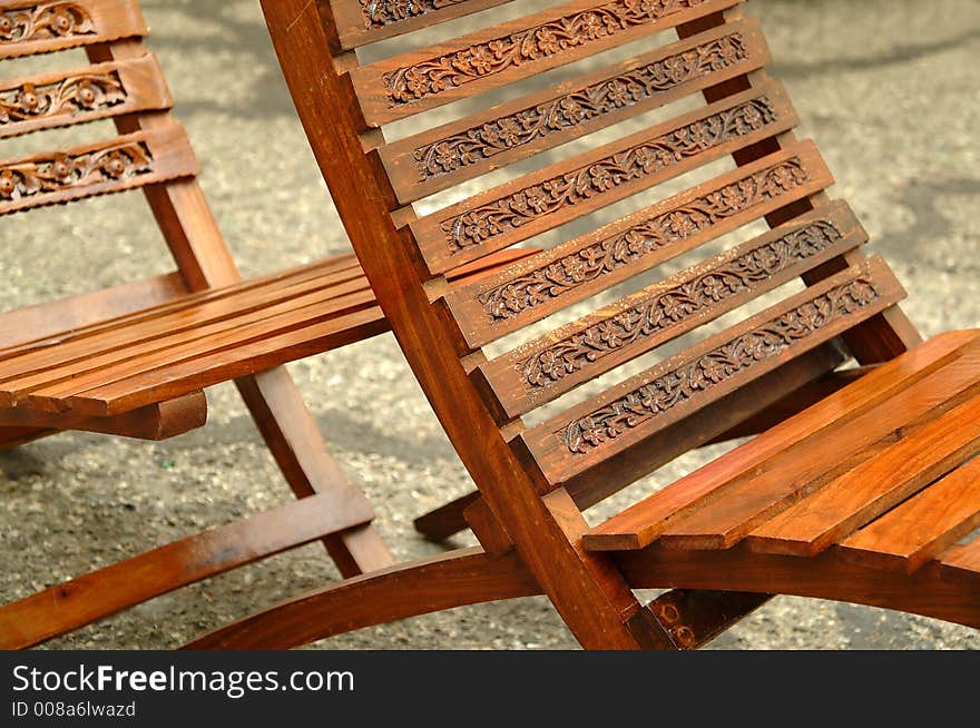 Detail Of Two Chairs