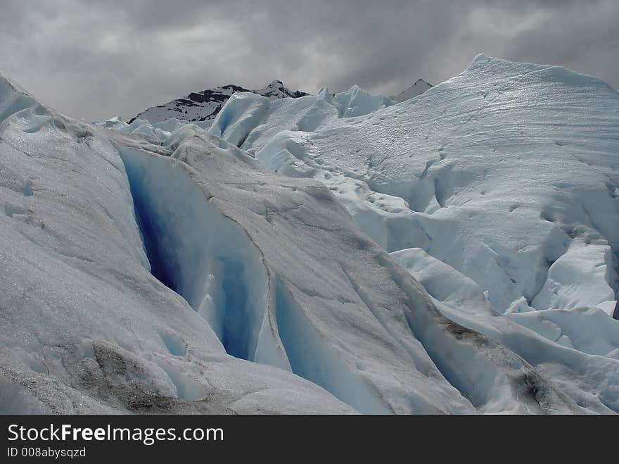 On the glacier