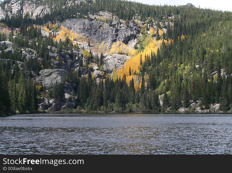 Bear lake in rocky mountain national park