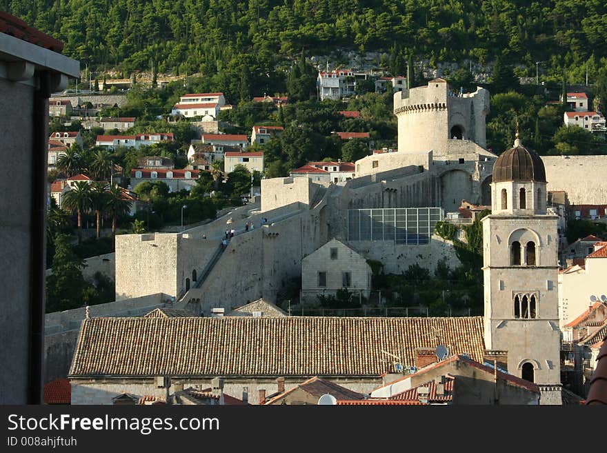 Panoramic View Of The Old Fortres