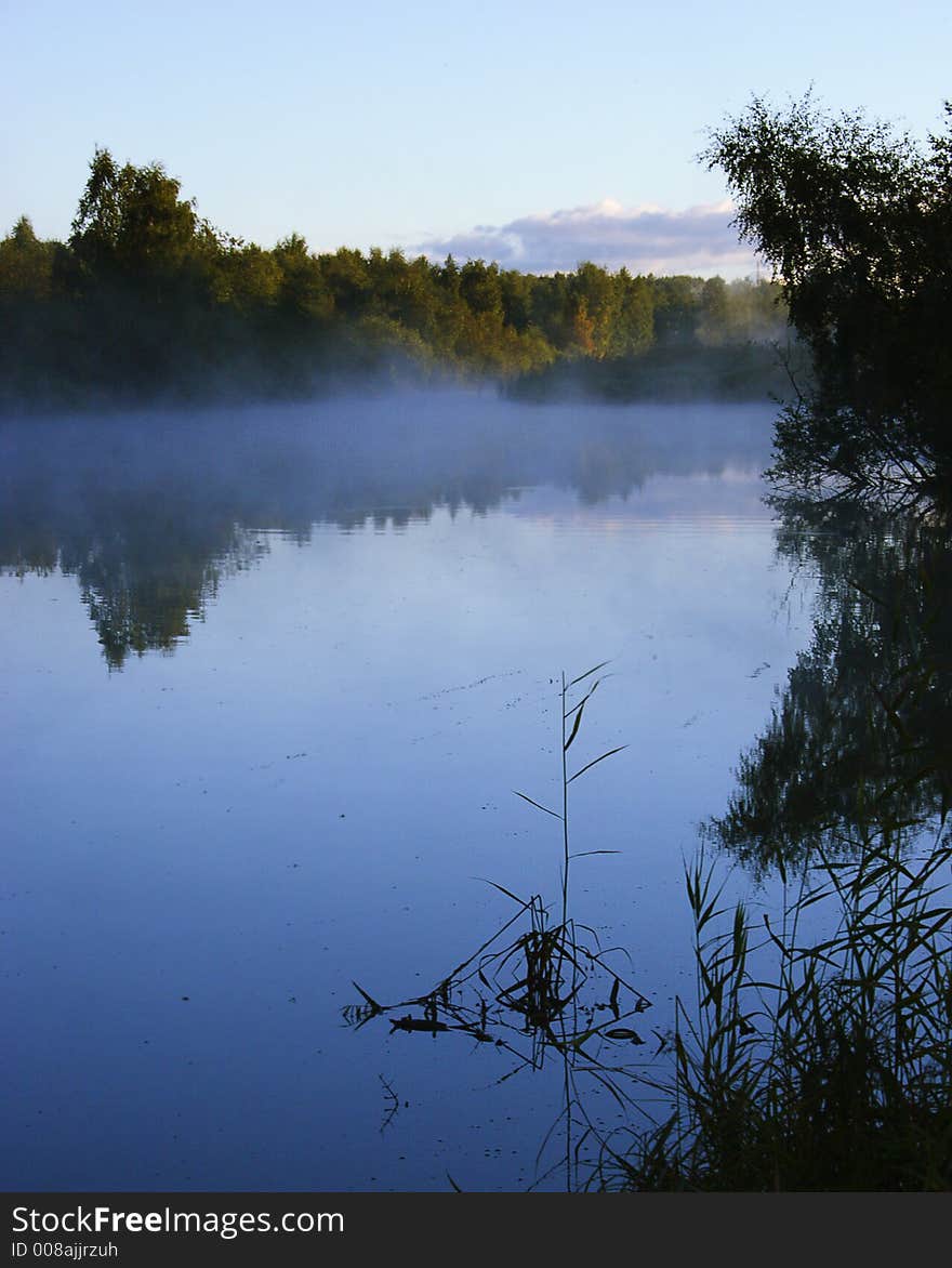 Early morning on the channel