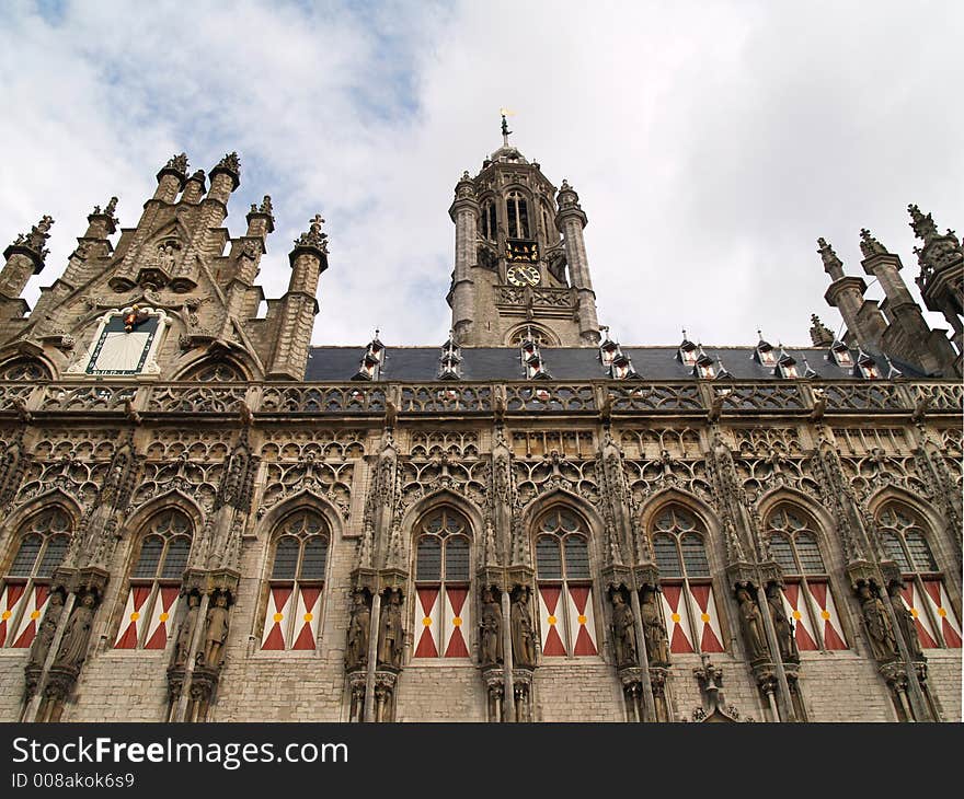 Middelburg Market Square, South Netherlands