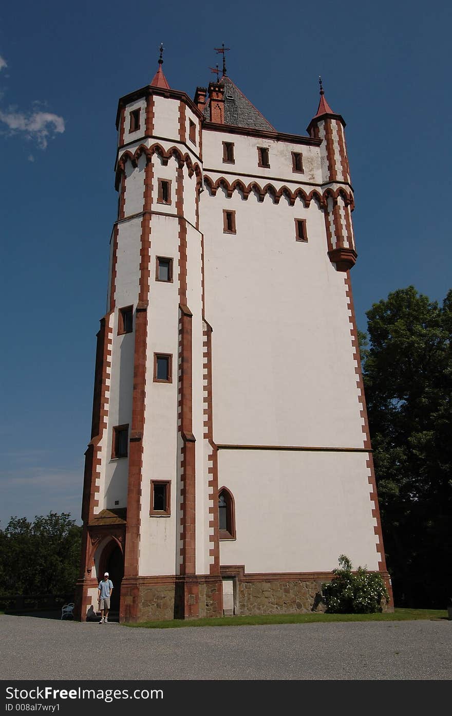 Hradec nad Opavou water tower in the Czech Republic