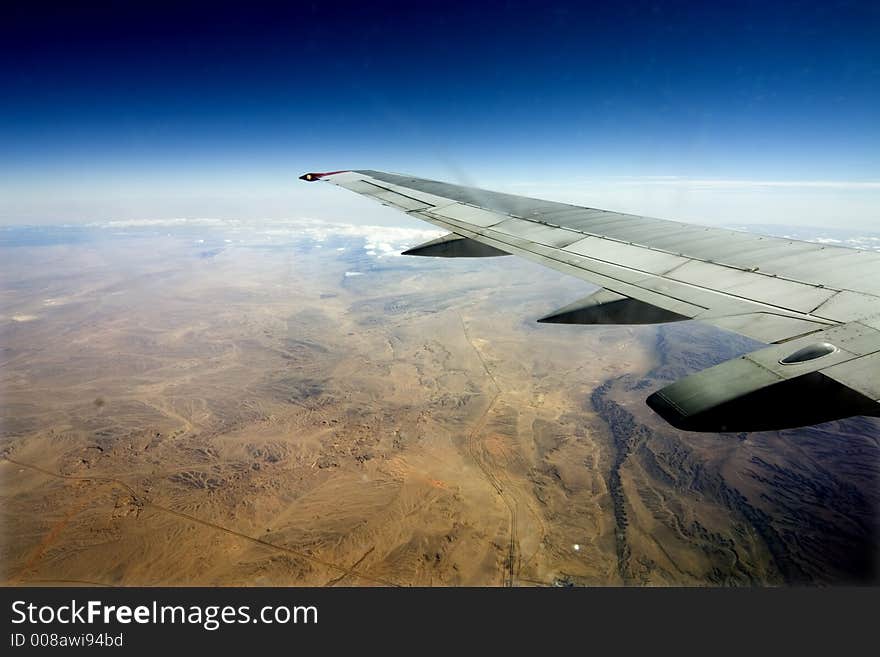 Desert, Egiped, Sand, Plane