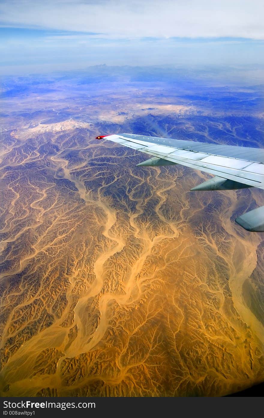 Desert, Egiped, sand, plane