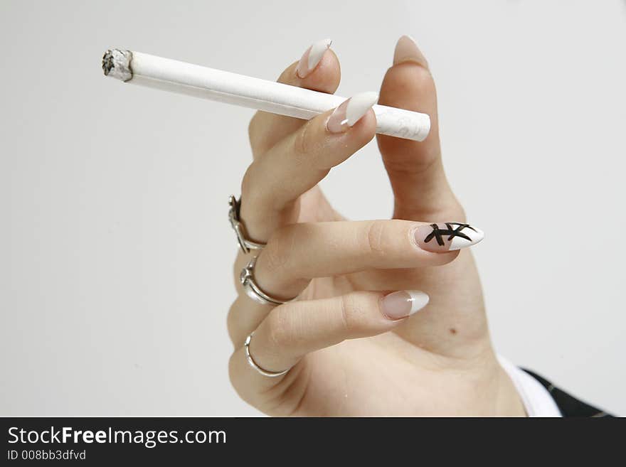 Hand With Cigarette