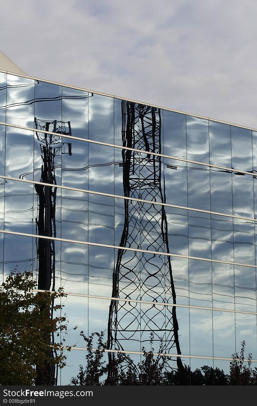 Sky Reflection on Windows