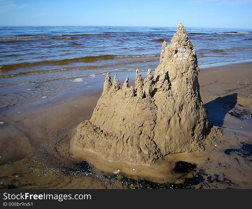 Sands tower on a seaside. Sands tower on a seaside.