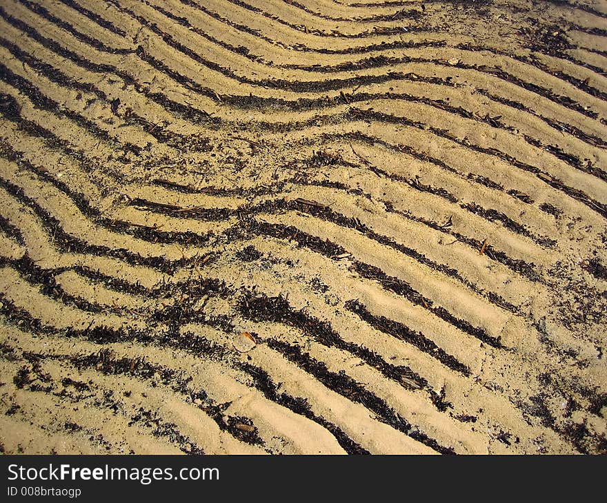 Gold sand on a seaside. Gold sand on a seaside.