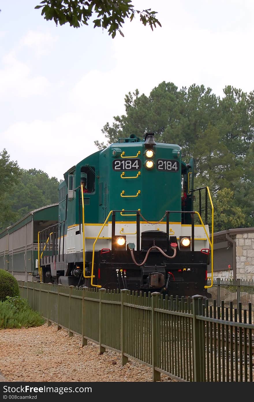 Old train in the park