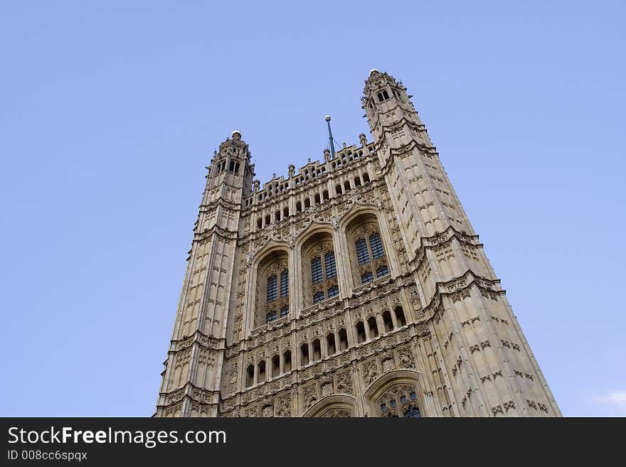 Low Angle View of the House Of Parliament. Low Angle View of the House Of Parliament