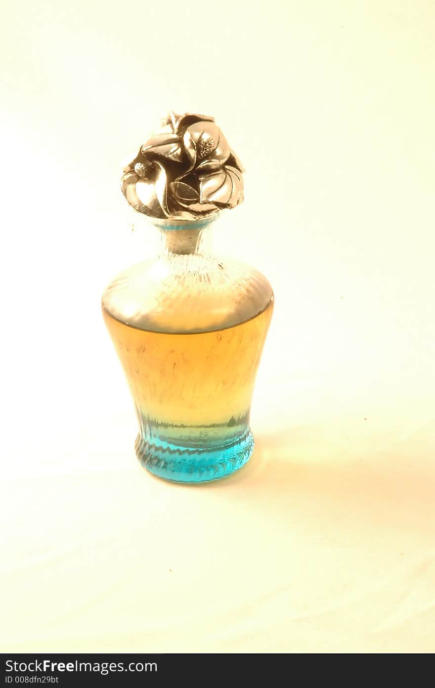 Bottle of perfume: scent of woman