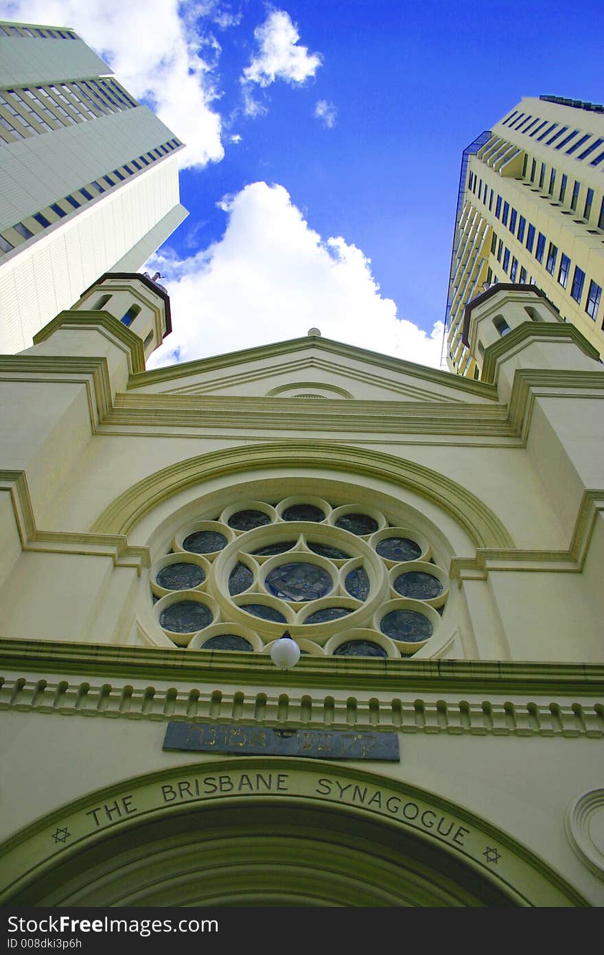 Synagogue in the city