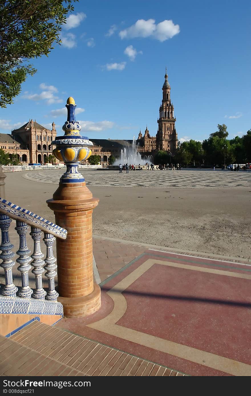 Plaza de Espana in Seville, Spain