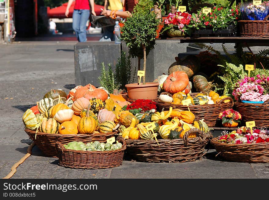 Street garden shop