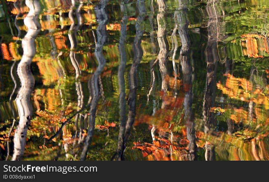 Autumn Lake reflection