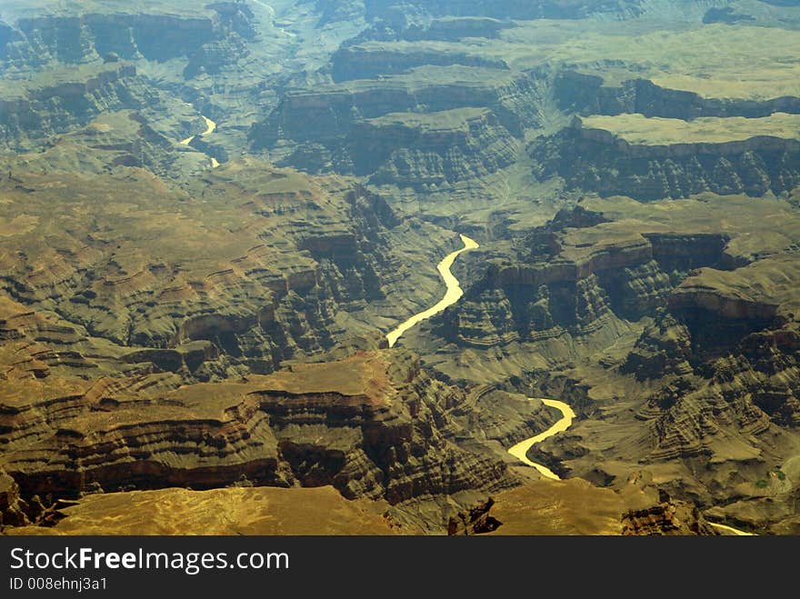 Multiple cayons, in colorado river