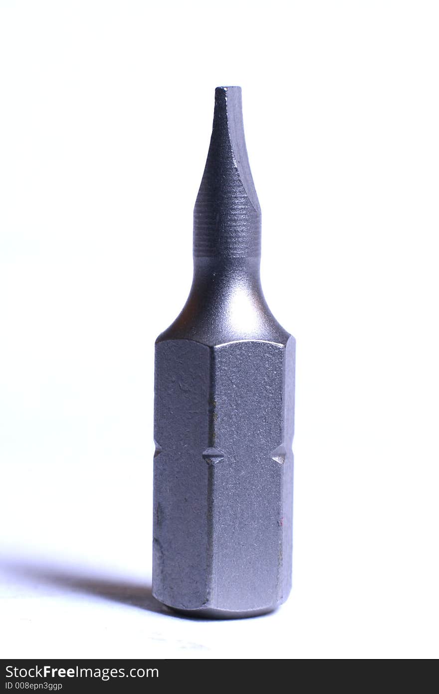 Flat bit iron screwdriver head